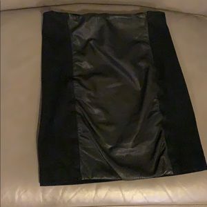 Theory Leather Skirt P
